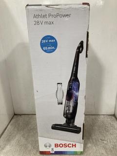 Lot 326  
            Chesterfield SR39 - Parcel Delivery Only 

                
BOSCH ATHLET PROPOWER 28V MAX VACUUM CLEANER ORIGINAL RRP- £315 (LOCATION: B5R)