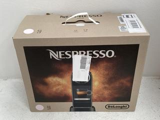 Lot 351  
            Chesterfield SR39 - Parcel Delivery Only 

                
NESPRESSO CITIZ COFFEE MACHINE ORIGINAL RRP- £175 (LOCATION: B5R)