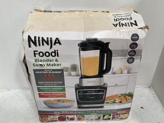 Lot 362  
            Chesterfield SR39 - Parcel Delivery Only 

                
NINJA FOOD BLENDER AND SOUP MAKER (LOCATION: B5R)