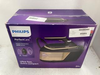 Lot 372  
            Chesterfield SR39 - Parcel Delivery Only 

                
PHILIPS PERFECTCARE 6000 STEAM GENERATOR ORIGINAL RRP- £239 (LOCATION: B6R)