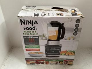 Lot 379  
            Chesterfield SR39 - Parcel Delivery Only 

                
NINJA FOODI BLENDER AND SOUP MAKER (LOCATION: B6R)
