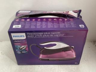 Lot 385  
            Chesterfield SR39 - Parcel Delivery Only 

                
PHILIPS PERFECTCARE COMPACT STEAM GENERATOR ORIGINAL RRP- £200 (LOCATION: B6R)