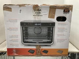 Lot 39  
            Chesterfield SR39 - Parcel Delivery Only 

                
NINJA FOODI 10-IN-1 MULTIFUNCTIONAL OVEN IN STAINLESS STEEL MODEL: DT200UK ORIGIN...