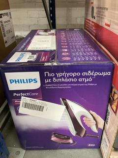 Lot 405  
            Chesterfield SR39 - Parcel Delivery Only 

                
PHILIPS PERFECTCARE COMPACT STEAM GENERATOR ORIGINAL RRP- £200 (LOCATION: B6R)