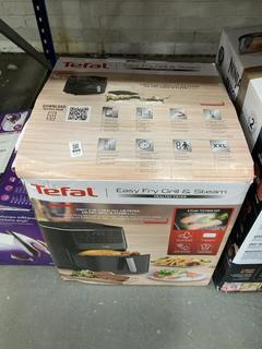 Lot 406  
            Chesterfield SR39 - Parcel Delivery Only 

                
TEFAL EASY FRY GRILL AND STEAM HEALTHY FRYER 3-IN-1 ORIGINAL RRP- £199 (LOCATION:...