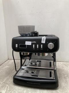 Lot 41  
            Chesterfield SR39 - Parcel Delivery Only 

                
BREVILLE COFFEE MACHINE IN BLACK MODEL: VCF152X ORIGINAL RRP- £399.99 (LOCATION: ...