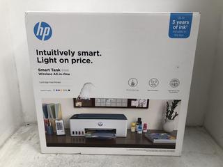 Lot 442  
            Chesterfield SR39 - Parcel Delivery Only 

                
HP SMART TANK 5106 WIRELESS ALL-IN-ONE CARTRIDGE FREE PRINTER ORIGINAL RRP- £210 ...