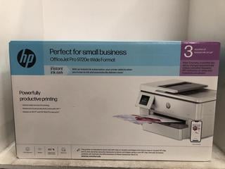 Lot 446  
            Chesterfield SR39 - Parcel Delivery Only 

                
HP OFFICEJET PRO 9720E WIDE FORMAT ALL-IN-ONE PRINTER ORIGINAL RRP- £150 (LOCATIO...