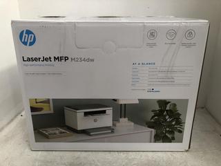 Lot 469  
            Chesterfield SR39 - Parcel Delivery Only 

                
HP LASERJET MFP M234DW PRINTER ORIGINAL RRP- £180 (LOCATION: B7R)