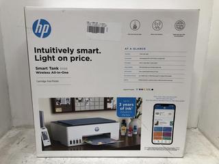 Lot 475  
            Chesterfield SR39 - Parcel Delivery Only 

                
HP SMART TANK 5106 WIRELESS ALL-IN-ONE CARTRIDGE FREE PRINTER ORIGINAL RRP- £210 ...