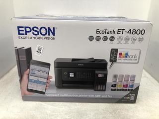 Lot 479  
            Chesterfield SR39 - Parcel Delivery Only 

                
EPSON ECOTANK ET-4800 PRINTER ORIGINAL RRP- £290 (LOCATION: B7R)