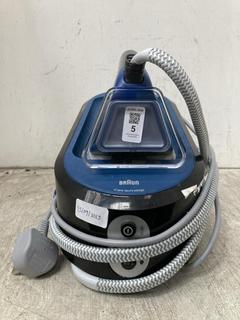 Lot 5  
            Chesterfield SR39 - Parcel Delivery Only 

                
BRAUN ICARE CARESTYLE 5 STEAM GENERATOR ORIGINAL RRP- £259.99 (LOCATION: B1R)