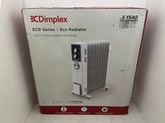 Lot 100  
            BIRMINGHAM SR111 - PARCEL DELIVERY ONLY 

                
DIMPLEX ECR20TIE 2KW PORTABLE ECO RADIATOR, OIL FREE COLUMN HEATER, FREESTANDING ...