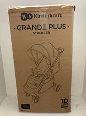 Lot 128  
            BIRMINGHAM SR111 - PARCEL DELIVERY ONLY 

                
KINDERDRAFT GRANDE PLUS STROLLER.
