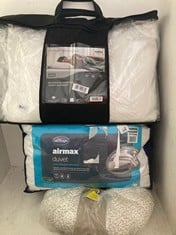 Lot 146  
            BIRMINGHAM SR111 - PARCEL DELIVERY ONLY 

                
3 X BEDDING ITEMS TO INCLUDE TEMPUR PRIMA PILLOW.