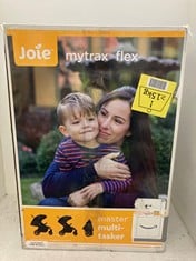 Lot 153  
            BIRMINGHAM SR111 - PARCEL DELIVERY ONLY 

                
JOIE MYTRAX FLEX COMBO CRUISER PUSHCHAIR SYSTEM INCLUDES CAR SEAT CARRY COT AND F...
