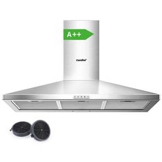 Lot 159  
            BIRMINGHAM SR111 - PARCEL DELIVERY ONLY 

                
COMFEE' 90 CM CHIMNEY COOKER HOOD CLASS A++ EXTRACTOR HOOD WITH LED AND RECIRCULA...