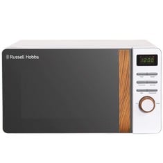 Lot 161  
            BIRMINGHAM SR111 - PARCEL DELIVERY ONLY 

                
RUSSELL HOBBS RHMD714 17 L 700 W SCANDI WHITE DIGITAL MICROWAVE WITH 5 POWER LEVE...