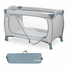 Lot 165  
            BIRMINGHAM SR111 - PARCEL DELIVERY ONLY 

                
HAUCK SLEEP N PLAY GO PLUS, DUSTY BLUE - TRAVEL COT FOR BABIES AND TODDLERS WITH ...