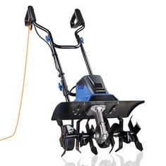 Lot 175  
            BIRMINGHAM SR111 - PARCEL DELIVERY ONLY 

                
HYUNDAI 1500W ELECTRIC GARDEN TILLER, CULTIVATOR, ROTOVATOR AND ROTOTILLER WITH 6...
