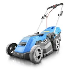 Lot 178  
            BIRMINGHAM SR111 - PARCEL DELIVERY ONLY 

                
HYUNDAI 15'' / 38CM 1600W ELECTRIC LAWNMOWER WITH REAR ROLLER WITH MULCHING FEATU...