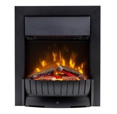 Lot 17  
            BIRMINGHAM SR111 - PARCEL DELIVERY ONLY 

                
DIMPLEX CLEMENT OPTIFLAME INSET OR FREESTANDING ELECTRIC FIRE, BLACK LED FLAME EF...