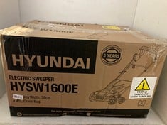 Lot 196  
            BIRMINGHAM SR111 - PARCEL DELIVERY ONLY 

                
HYUNDAI ELECTRIC SWEEPER, MODEL - HYSW16000E