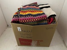 Lot 198  
            BIRMINGHAM SR111 - PARCEL DELIVERY ONLY 

                
9 X ASSORTED WOMAN’S CLOTHING TO INCLUDE PRETTY LITTLE THING.