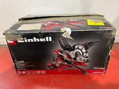 Lot 20  
            BIRMINGHAM SR111 - PARCEL DELIVERY ONLY 

                
EINHELL TC-SM 2131/2 DOUBLE BEVEL SLIDING MITRE SAW 210MM. RRP: £110(EST)