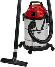 Lot 220  
            BIRMINGHAM SR111 - PARCEL DELIVERY ONLY 

                
EINHELL TC-VC 1820 S WET AND DRY VACUUM CLEANER (1,250 W, 20 L STAINLESS STEEL TA...