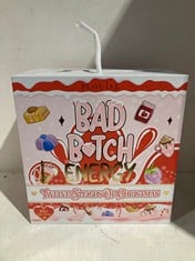 Lot 228  
            BIRMINGHAM SR111 - PARCEL DELIVERY ONLY 

                
BAD B*TCH ENERGY TWELVE SLEIGHS OF CHRISTMAS SET.