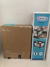 Lot 23  
            BIRMINGHAM SR111 - PARCEL DELIVERY ONLY 

                
SILVER CROSS CLIC STROLLER, TO ALSO INCLUDE GRACO TRAVEL COT.