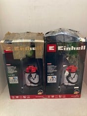 Lot 27  
            BIRMINGHAM SR111 - PARCEL DELIVERY ONLY 

                
2 X EINHELL TC-VC 1820 S WET AND DRY VACUUMS.