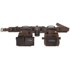 Lot 3  
            BIRMINGHAM SR111 - PARCEL DELIVERY ONLY 

                
DEWALT PRO LEATHER TOOL RIG – PREMIUM LEATHER RIG WITH MULTIPLE REINFORCED POUCHE...
