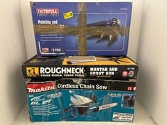 Lot 49  
            BIRMINGHAM SR111 - PARCEL DELIVERY ONLY 

                
3 X ASSORTED ITEMS TO INCLUDE MAKITA CORDLESS SAW - MODEL NO DUC405Z.
