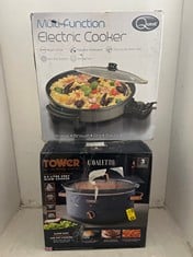 Lot 60  
            BIRMINGHAM SR111 - PARCEL DELIVERY ONLY 

                
2 X ASSORTED ITEMS TO INCLUDE TOWER 6.5 LITRE SLOW COOKER.