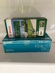 Lot 62  
            BIRMINGHAM SR111 - PARCEL DELIVERY ONLY 

                
2 X ITEMS TO INCLUDE BOSCH EASY CUT 18 V - 26 CORDLESS GRASS TRIMMER.