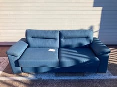 Lot 102  
            Edinburgh SR22 - Delivery Or Collection 

                
DFS.COM BLUE 3 SEATER SOFA BED ORIGINAL RRP £ 1380:: LOCATION - SOFA RACKS(COLLEC...