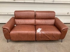 Lot 105  
            Edinburgh SR22 - Delivery Or Collection 

                
DFS.COM BROWN LEATHER 3 SEATER POWER RECLINER SOFA:: LOCATION - SOFA RACKS(COLLEC...