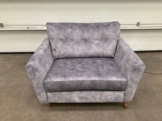 Lot 106  
            Edinburgh SR22 - Delivery Or Collection 

                
DFS.COM GREY FABRIC POWER ARMCHAIR ORIGINAL RRP £899:: LOCATION - SOFA RACKS(COLL...