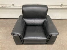 Lot 107  
            Edinburgh SR22 - Delivery Or Collection 

                
DFS.COM BLACK LEATHER ARMCHAIR ORIGINAL RRP £499:: LOCATION - SOFA RACKS(COLLECTI...