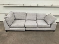 Lot 115  
            Edinburgh SR22 - Delivery Or Collection 

                
DFS.COM LIGHT GREY 4 SEATER SOFA :: LOCATION - SOFA RACKS(COLLECTION OR OPTIONAL ...