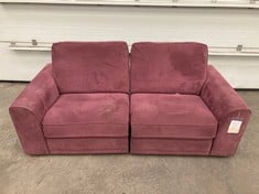 Lot 120  
            Edinburgh SR22 - Delivery Or Collection 

                
DFS.COM WINE 3 SEATER MANUAL RECLINER SOFA :: LOCATION - SOFA RACKS(COLLECTION OR...