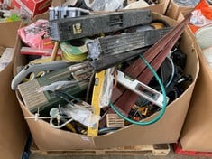 Lot 133  
            Edinburgh SR22 - Delivery Or Collection 

                
PALLET OF GENERAL GOODS TO INCLUDE PIFCO 4 WAY SOCKET 10M EXTENSION REEL: LOCATIO...