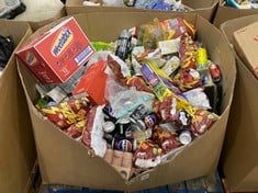 Lot 136  
            Edinburgh SR22 - Delivery Or Collection 

                
PALLET OF FOOD & DRINKS TO INCLUDE SMITHS FRAZZLES CRISPY BACON (ITEMS MAY BE PAS...