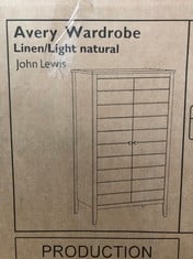 Lot 176  
            Edinburgh SR22 - Delivery Or Collection 

                
JOHN LEWIS AVERY WARDROBE ORIGINAL RRP £315:: LOCATION - BACK OF THE RIGHT RACK(C...