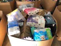 Lot 179  
            Edinburgh SR22 - Delivery Or Collection 

                
PALLET OF GENERAL GOODS TO INCLUDE ANDREX COMPLETE CLEAN 12 MEGA TOILET ROLLS= 18...