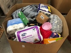 Lot 185  
            Edinburgh SR22 - Delivery Or Collection 

                
PALLET OF GENERAL GOODS TO INCLUDE SILENTNIGHT DEEP SLEEP MATTRESS TOPPER KING SI...