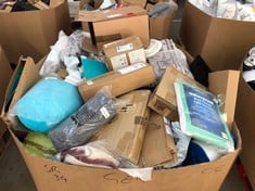 Lot 186  
            Edinburgh SR22 - Delivery Or Collection 

                
PALLET OF GENERAL GOODS TO INCLUDE SILENTNIGHT NEW WATERPROOF MATTRESS PROTECTOR ...