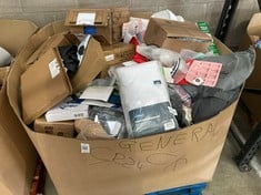 Lot 192  
            Edinburgh SR22 - Delivery Or Collection 

                
PALLET OF GENERAL GOODS TO INCLUDE SILENTNIGHT SUPERSOFT WATERPROOF MATTRESS PROT...
